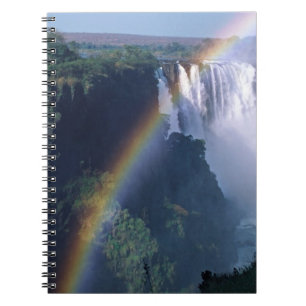 Afrika, Zimbabwe. Victoriawatervallen Notitieboek