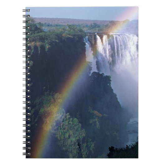 Afrika, Zimbabwe. Victoriawatervallen Notitieboek (Voorkant)