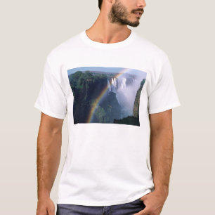 Afrika, Zimbabwe. Victoriawatervallen T-shirt