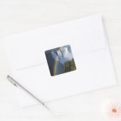 Afrika, Zimbabwe, Victoriawatervallen Vierkante Sticker (Envelop)