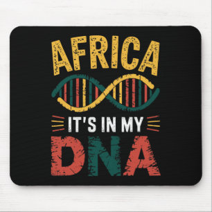 Afrika zit in mijn DNA Trots op Afrika Muismat