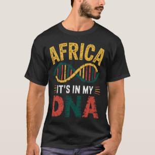 Afrika zit in mijn DNA Trots op Afrika T-shirt