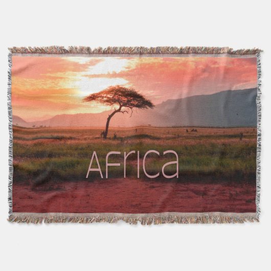 Afrika - ZonneAfrika Deken (Voorkant)