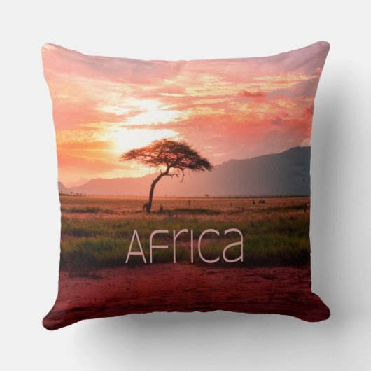 Afrika - ZonneAfrika Kussen (Achterkant)