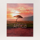 Afrika - ZonneAfrika Legpuzzel (Verticaal)