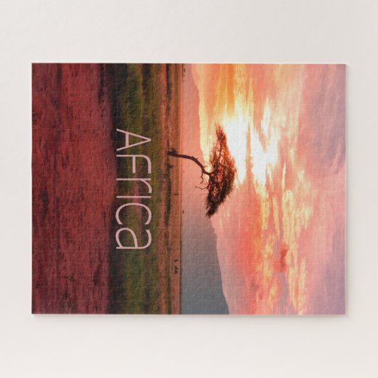 Afrika - ZonneAfrika Legpuzzel (Horizontaal)