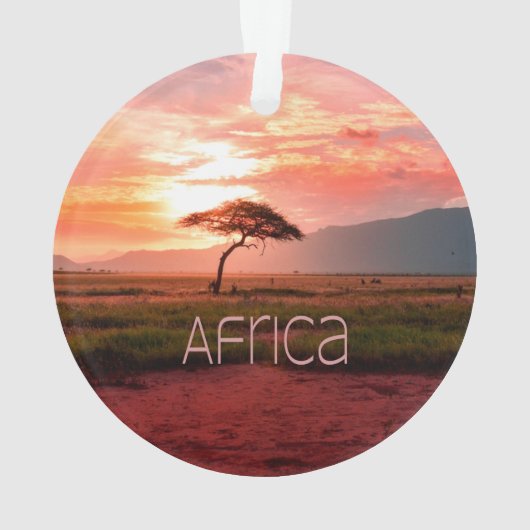 Afrika - ZonneAfrika Ornament (achterkant)