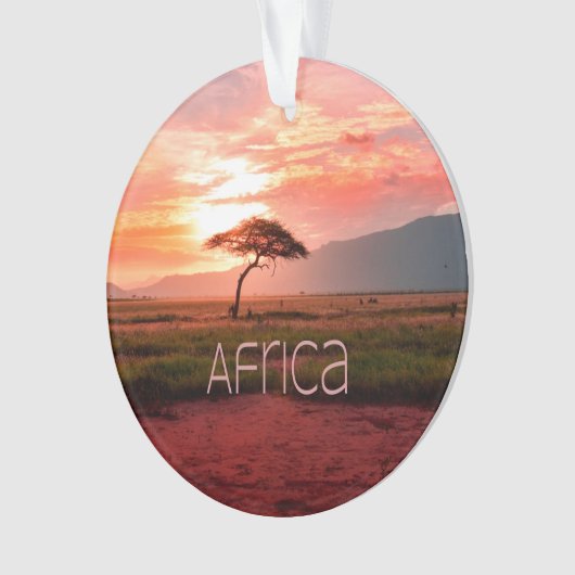 Afrika - ZonneAfrika Ornament (voorkant)