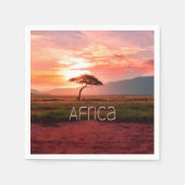 Afrika - ZonneAfrika Servet (Voorkant)