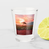 Afrika - ZonneAfrika Shot Glas (Voorkant)