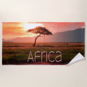 Afrika - ZonneAfrika Strandlaken (Voorkant)