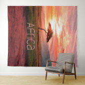 Afrika - ZonneAfrika Wandkleed (In Situ (horizontaal))