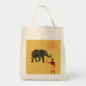 Afrika zonsondergang. tote bag (Voorkant)