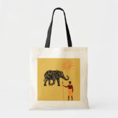 Afrika zonsondergang. tote bag (Voorkant)