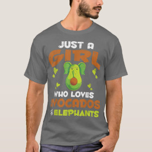 Afrika Zoo Animal Avocado Lover Girls Vrouwen Safa T-shirt