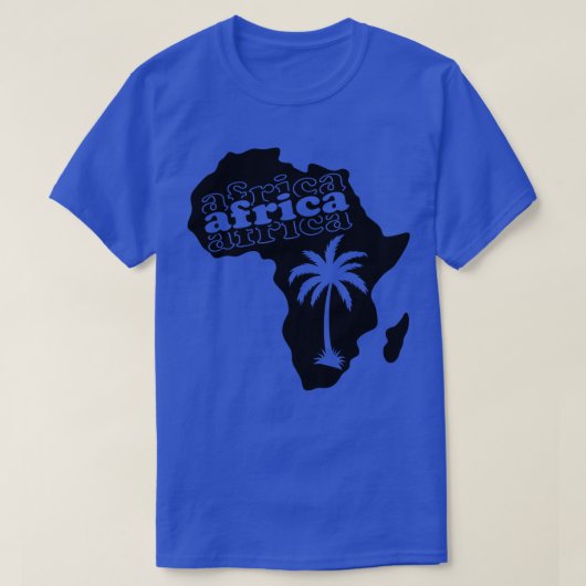Afrika zwart t-shirt (Design voorkant)