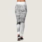 Afrika - Zwart-wit - reflectie over leeuwen Leggings (Achterkant)