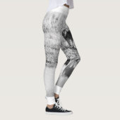 Afrika - Zwart-wit - reflectie over leeuwen Leggings (Rechts)