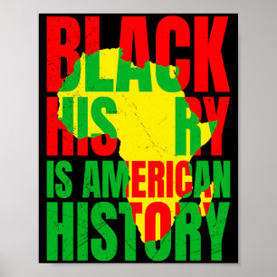 Afrika Zwarte Geschiedenis Amerikaanse Geschiedeni Poster