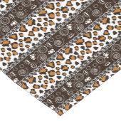 Afrikaan met een cheetah-huidpatroon korte tafelloper (Hoek)