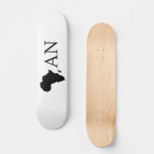 afrikaAN Skateboard (Voorkant)