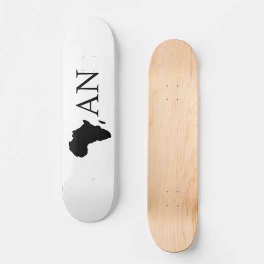 afrikaAN Skateboard (Voorkant)