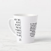 Afrikaan WANNEER DE ROOTS Christelijk ZIJN Latte Mok (Linkerhoek)