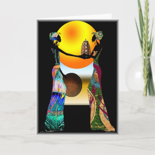 Afrikaans aanbod kaart (Voorkant)