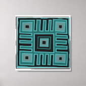 Afrikaans abstract modern patroon canvas afdruk (Voorkant)