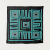 afrikaans abstract modern patroon canvas wandkleed (Voorkant)