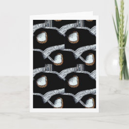 Afrikaans Abstract Wenskaart Feestdagen Kaart