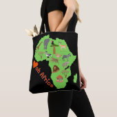 Afrikaans-abstracte Tote Bag (Dichtbij)