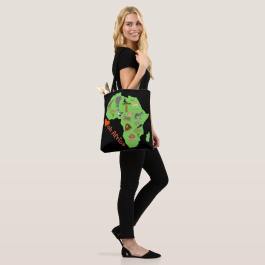 Afrikaans-abstracte Tote Bag (Op model)