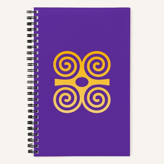 afrikaans adinkra Notitieboek (Voorkant)