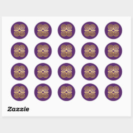 Afrikaans Adinkra-symbool (kracht) sticker