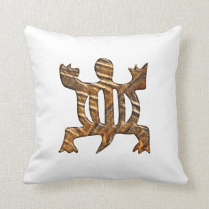 Afrikaans Adinkra-symbool van aanpasbaarheid. Kussen
