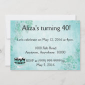 Afrikaans-Amerikaan ik word 40 jaar Kaart (Achterkant)