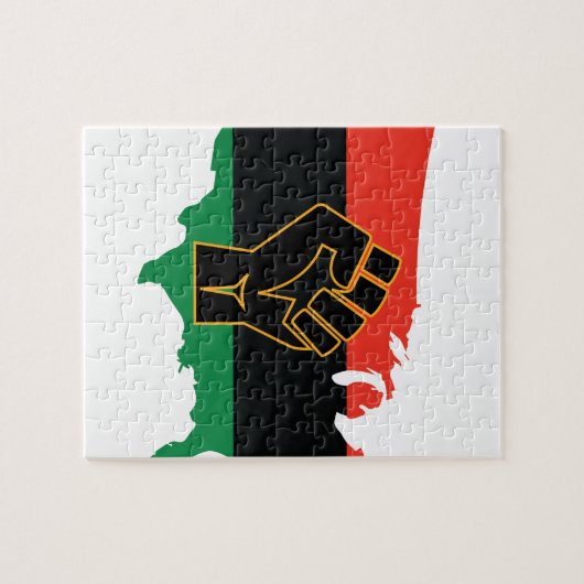 Afrikaans-Amerikaans & #160; Legpuzzel (Horizontaal)