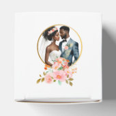 Afrikaans Amerikaans bruidspaar bruiloft Bedankdoosjes (Bovenkant)