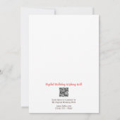 Afrikaans Amerikaans Bruin Eenhoorn Kinderen Verja Kaart (Achterkant)