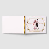 Afrikaans-Amerikaans echtpaar bruiloft gastenboek (Volledig)