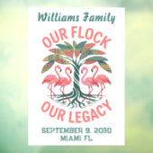 Afrikaans-Amerikaans Familiefamilie-erfenis Reünie Raamsticker (Vel 3)