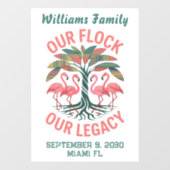 Afrikaans-Amerikaans Familiefamilie-erfenis Reünie Raamsticker (Vel)