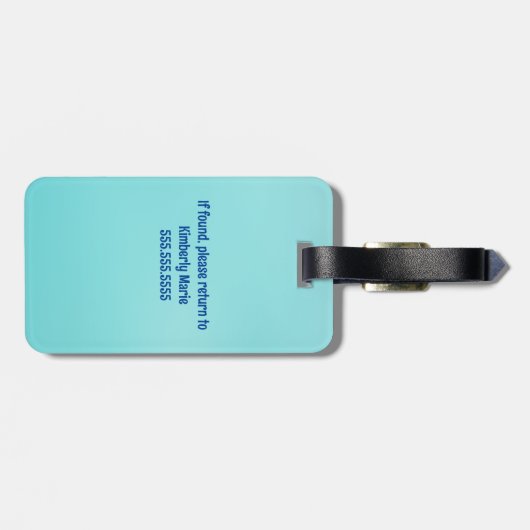 Afrikaans Amerikaans Gymnastiek Meisje Schattig Cu Bagagelabel (Achterkant horizontaal)