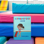 Afrikaans Amerikaans Gymnastiek Meisje Schattig Cu Notitieboek