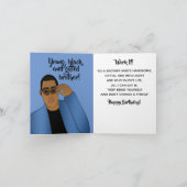 Afrikaans-Amerikaans handvat en afgestudeerde broe Kaart (Binnen)