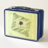 Afrikaans Amerikaans Jongen Curly Haar Metalen Lun (Achterkant)