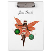 Afrikaans Amerikaans kerst fee klembord (Voorkant)