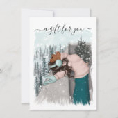 Afrikaans-Amerikaans kerstcadeaubon (Voorkant)