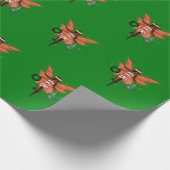 Afrikaans Amerikaans Kerstfee Verpakkend Document Cadeaupapier (Hoek)